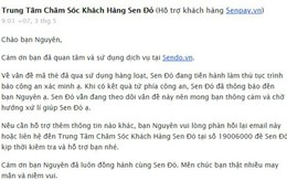 Khách tố hàng ngàn thẻ nạp tiền mua từ Sendo.vn bị mất 300 triệu đồng
