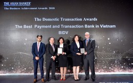 BIDV được vinh danh "Ngân hàng cung cấp dịch vụ thanh toán tốt nhất" và "Ngân hàng giao dịch tốt nhất tại Việt Nam"