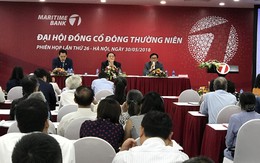 2017 còn tập trung tái cơ cấu, năm nay Maritime Bank mới bầu HĐQT và BKS nhiệm kỳ mới