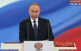 Ông Putin tuyên thệ nhậm chức Tổng thống Nga nhiệm kỳ thứ 4