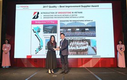 Bridgestone Việt Nam tự hào đạt danh hiệu nhà cung cấp chất lượng của năm từ Toyota