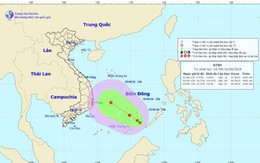 Xuất hiện vùng áp thấp trên Biển Đông