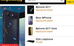 Thế Giới Di Động cũng đã phải ngừng bán Bphone 2017 dù mới chỉ hợp tác được chưa đến 10 tháng