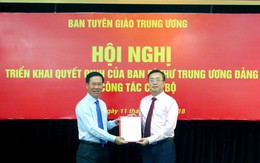 Ông Bùi Trường Giang được bổ nhiệm làm Phó Trưởng ban Tuyên giáo Trung ương