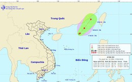 Xuất hiện áp thấp nhiệt đới trên Biển Đông