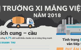 [Infographic] Thị trường xi măng Việt Nam năm 2018