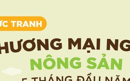 Infographic: Bức tranh thương mại nông sản 5 tháng đầu năm