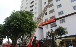 Thái Nguyên: Diễn tập phương án phòng cháy chữa cháy tại chung cư Tiến Bộ