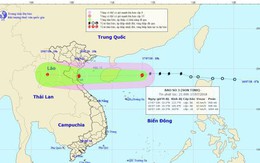 Bão Sơn Tinh hướng vào các tỉnh từ Hải Phòng - Hà Tĩnh