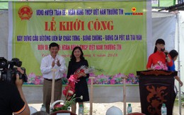 Vietbank tài trợ 1 tỷ đồng xây dựng cầu tại Sóc Trăng