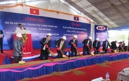 BIDV tài trợ xây dựng Trường PTTH Dakcheung tại tỉnh Sekong, CHDCND Lào