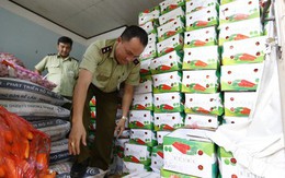 Tịch thu gần 4 tấn cà rốt Trung Quốc nhập lậu