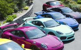 Nữ đại gia chơi trội với bộ sưu tập Porsche chất lừ đầy màu sắc