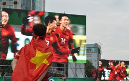 Ngưng lưu thông trên phố đi bộ Nguyễn Huệ để phát sóng trận U23 Việt Nam vs U23 Hàn Quốc