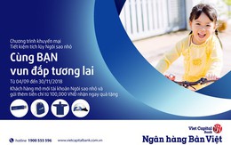 “Cùng bạn vun đắp tương lai” cho con yêu với Ngân hàng Bản Việt