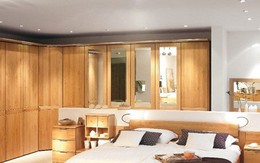 Thiết kế phòng ngủ với nội thất bằng gỗ ấm áp