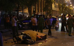 Nóng: Thanh sắt giàn giáo rơi xuống đường Lê Văn Lương đè trúng xe máy đang lưu thông, 1 cô gái tử vong