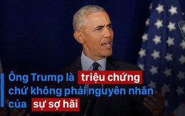 Ông Obama trở lại chính trường Mỹ với bài phát biểu đanh thép đầy ẩn ý