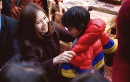 Hoa khôi  Doanh nhân Lan Phương mang “cái ấm” cho trẻ em vùng cao