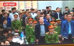 Xét xử ông Đinh La Thăng, Trịnh Xuân Thanh và đồng phạm: Các bị cáo được đưa trở lại phòng xử