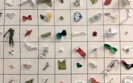 Anh bồi bàn Nhật Bản mở triển lãm Origami nhờ thu nhặt 13.000 vỏ đũa dùng một lần