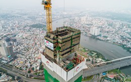 Cận cảnh tòa tháp cao nhất Việt Nam Landmark 81 chuẩn bị cất nóc