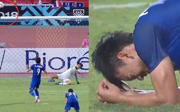 Cầu thủ Thái Lan suy sụp, gục khóc nức nở sau thất bại đau đớn trước Malaysia