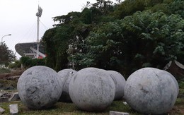 Đã tìm ra vị trí "bí ẩn" của 40 quả cầu đá sau khi bị di dời khỏi sân Mỹ Đình