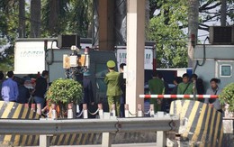 Hình ảnh trạm BOT Bắc Thăng Long – Nội Bài ​“thất thủ” do lái xe phản đối