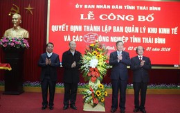 Thành lập Ban quản lý khu kinh tế và các khu công nghiệp tỉnh Thái Bình