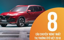 8 câu chuyện ‘nóng’ nhất thị trường ôtô Việt 2018