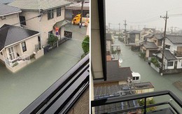 Cộng đồng mạng sửng sốt trước cảnh nước lũ ngập Nhật Bản vẫn sạch trong, không một cọng rác