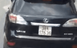 Nghệ An: Xe sang Lexus ngáng đầu xe cứu hỏa cả một đoạn đường dài gây bức xúc