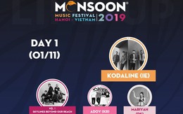 Đêm nay, người hâm mộ lễ hội âm nhạc quốc tế Monsoon sẽ "đón gió mùa về"