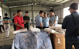 Phát hiện container​ chứa hơn 7 tấn hàng hóa Trung Quốc giả mạo xuất xứ Việt Nam