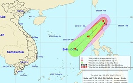 Bão Kalmaegi hoạt động phức tạp khi vào Biển Đông