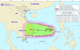 Áp thấp nhiệt đới trên Biển Đông mạnh lên thành bão số 6