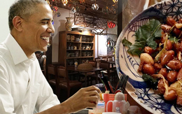 Ở Hà Nội có bún chả Obama thì đêm qua Sài Gòn cũng đã có "quán cơm Obama", do hai vợ chồng cựu Tổng thống đích thân chỉ điểm đến ăn