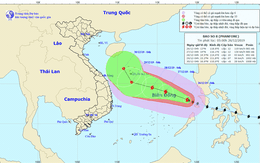 Bão số 8 cách đảo Song Tử Tây khoảng 530km