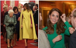 Diện váy 30 triệu đồng, Công nương Kate “cân” cả Hoàng gia Anh, đọ sắc với Đệ nhất phu nhân Mỹ