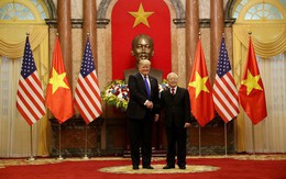 [NÓNG] Tổng thống Trump đã tới Phủ Chủ tịch để tham gia hội đàm cùng Tổng Bí thư, Chủ tịch nước Nguyễn Phú Trọng