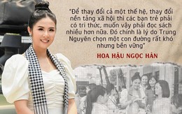 Những câu nói ấn tượng của các người đẹp khi tặng sách ở Tây Bắc