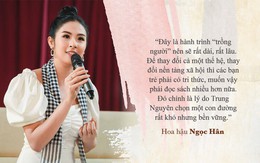 Những câu nói truyền cảm hứng của hoa, á hậu tại “Hành trình trái tim” vùng núi cao