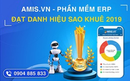 Ứng dụng trí tuệ nhân tạo, phần mềm AMIS.VN xuất sắc đạt danh hiệu Sao Khuê 2019