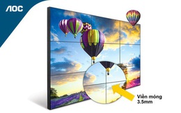 Màn hình Video Wall AOC – giải pháp thương hiệu cho doanh nghiệp
