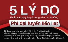 5 lý do khiến các quý ông không nên coi thường phì đại tuyến tiền liệt