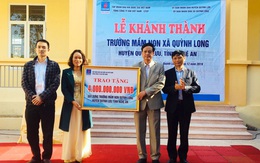 PV GAS tài trợ xây dựng 2 trường mầm non Nghệ An và Hà Tĩnh