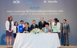 Manulife Việt Nam và ACB hợp tác phân phối bảo hiểm đến phân khúc khách hàng cao cấp