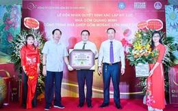 Nhà gốm Quang Minh - công trình nhà ghép gốm Mosaic đạt kỷ lục lớn nhất Việt Nam