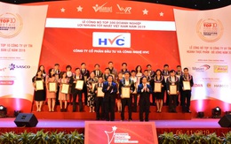 HVC Group nhận chứng nhận vinh danh:  Top 500 doanh nghiệp lợi nhuận tốt nhất Việt Nam năm 2019